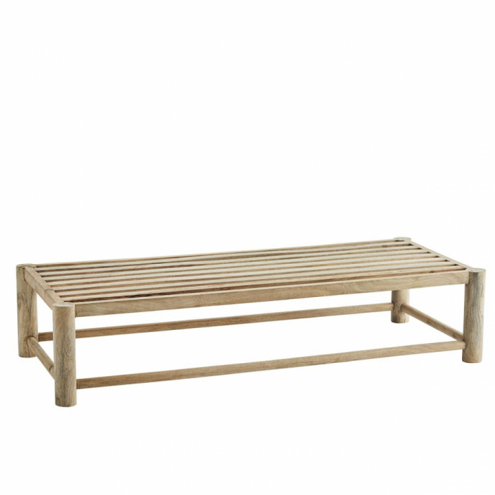 Träbänk \'Mangoträ\' 140cm - Natur in der Gruppe Möbel / Stühle und Polstermöbel / Bänke bei Reforma (MB-0001-24)
