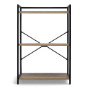Regal \'Tre\' - Schwarz/Holz