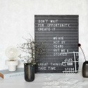 Board \'Letter Board\' - Schwarzer Rahmen