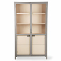 Schrank \'Display\' - Grün / Nude