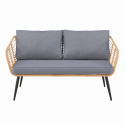 Gartensofa \'Sardinia\' - Natur/Grau