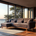 Schlafsofa \'Texas\' - Dunkelgrau