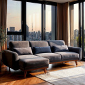 Schlafsofa \'Texas\' - Dunkelgrau