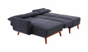 Schlafsofa \'Texas\' - Dunkelgrau