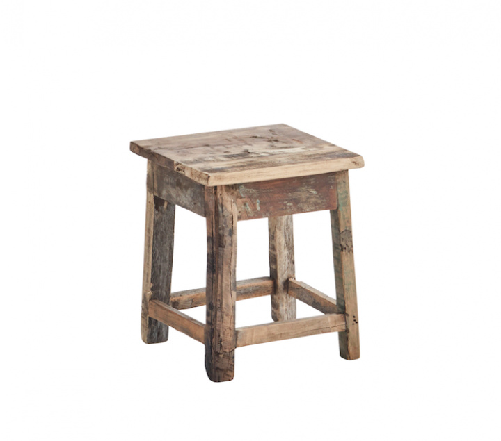 Hocker \'Recycled\' – Natur/altholz in der Gruppe Möbel / Stühle und Polstermöbel / Hocker bei Reforma (MND0127)