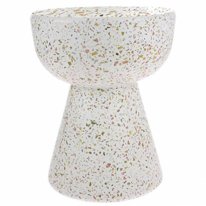 Beistelltisch 'Terazzo' - Weiß