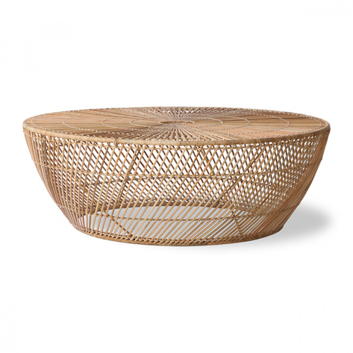 Couchtisch aus Rattan in der Gruppe Möbel / Tische / Couchtisch bei Reforma (MTA2852)