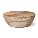 Couchtisch aus Rattan