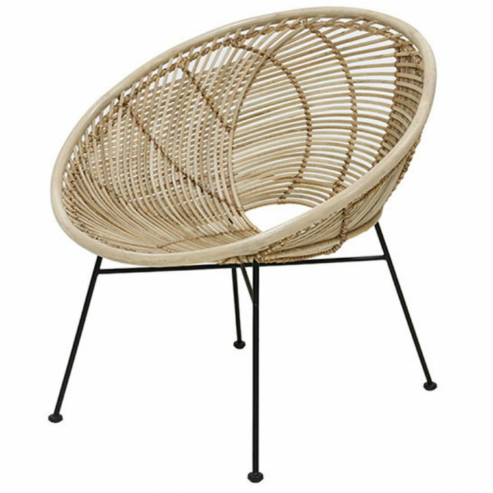 Liegestuhl - Rattan - HK Living