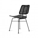 Stuhl \'Rattan\' - Schwarz