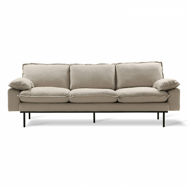 Sofa 'Retro' 3-Sitzer - Beige