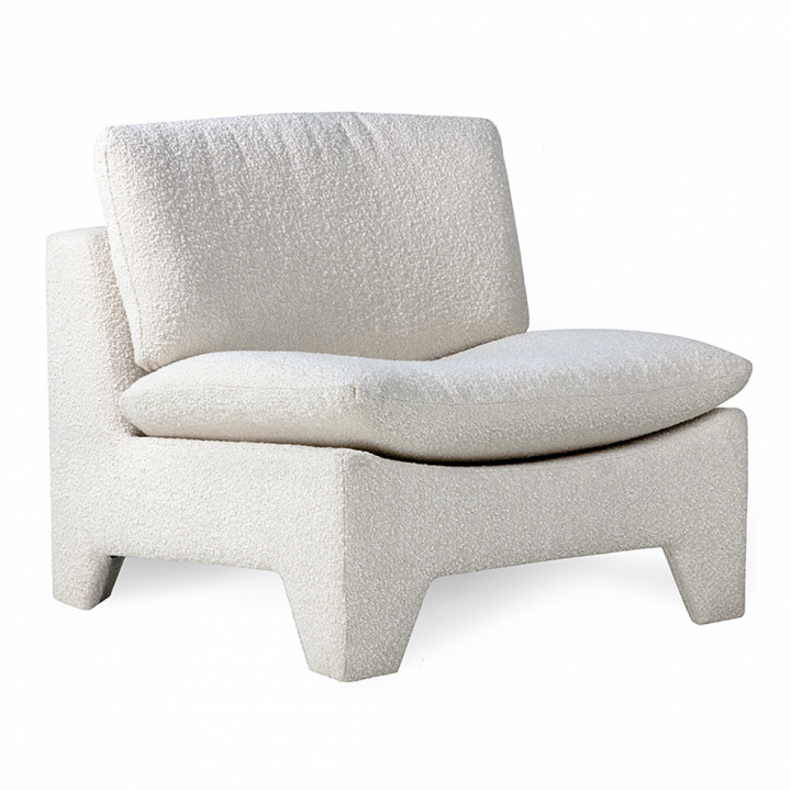 Sessel 'Retro Lounge' - Creme