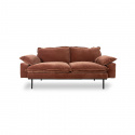 Sofa \'Retro\' 2-Sitzer - Rot / Orange
