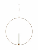 Kerzenhalter \'Drahtring\' - Messing L