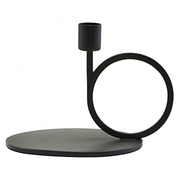 Kerzenhalter 'Cirque' - Schwarz (S)