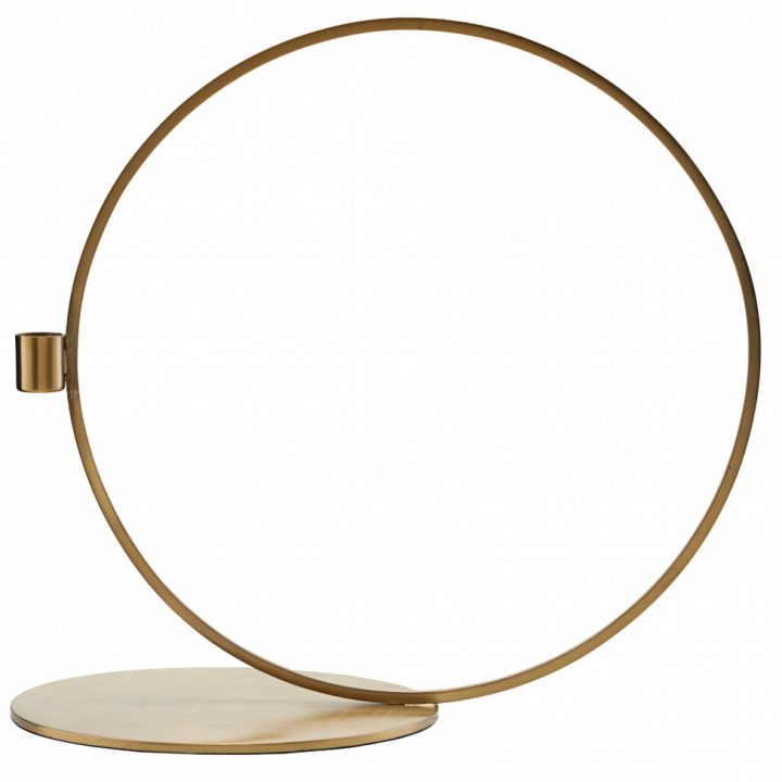 Kerzenhalter 'Cirque' - Messing