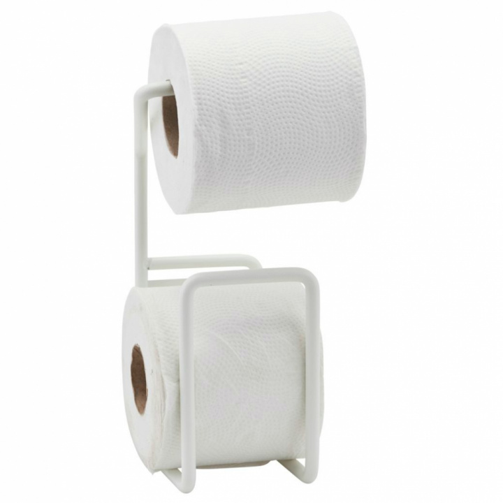 Toilettenpapierhalter 'Via' - wei / Stahl