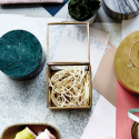 Aufbewahrungsboxen - Glas/Messing