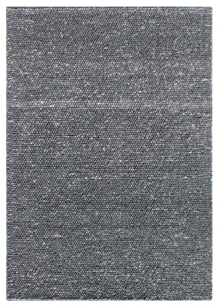 Teppich \'Pebble\' 200x300 - Dunkelgrau in der Gruppe DEKORATION / Teppiche / Wolle & getuftete Teppiche bei Reforma (Pebblerug-charcoal-200x30)