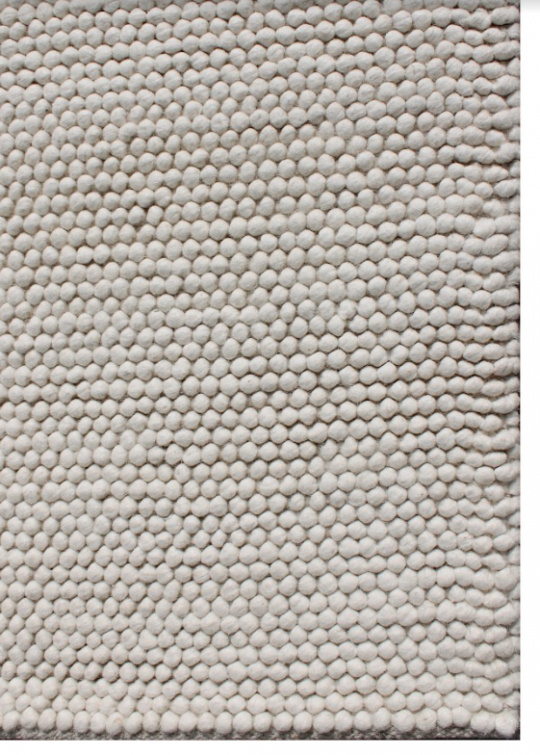 Matta \'Kiesel\' 170x240 - Vit