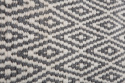 Teppich \'Cozy Luxury\' 90x200cm - Grau/Weiß 