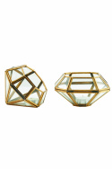 Kerzenständer Diamant 2 Stk. - Messing