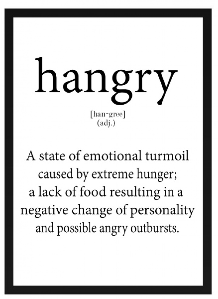 Plakat - Hangry