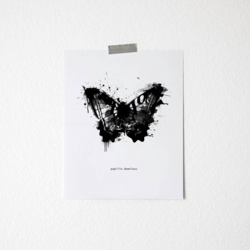 Plakat - Schmetterlingsgrafik