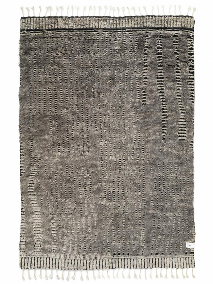 Teppich 'Waschbr' 200x300 cm - Grau / Beige