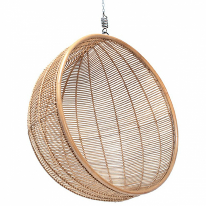 Hängesessel 'Bowl' - Rattan - HK Living