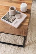 Couchtisch Vintage - Holz/Eisen
