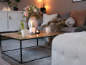 Couchtisch Vintage - Holz/Eisen
