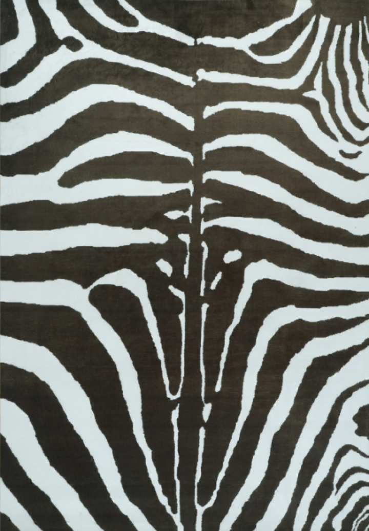 Teppich \'Marovi\' - Braun/Weiß in der Gruppe Einrichtung / Teppiche bei Reforma (RG01-29)