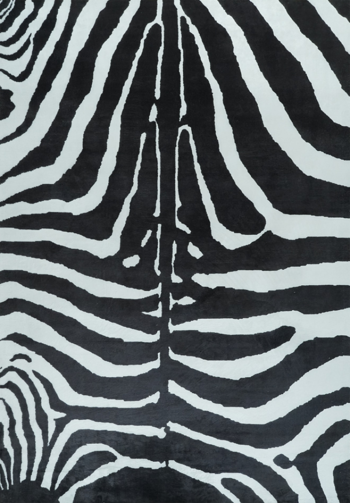 Teppich \'Marovi\' - Schwarz/Weiß in der Gruppe Einrichtung / Teppiche bei Reforma (RG01-30)