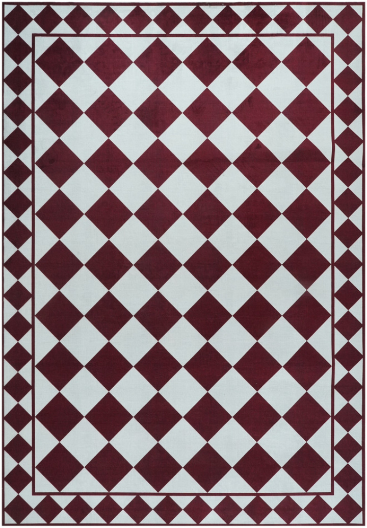 Teppich \'Crestina\' - Rot/Weiß in der Gruppe Teppiche bei Reforma (RG01-55)
