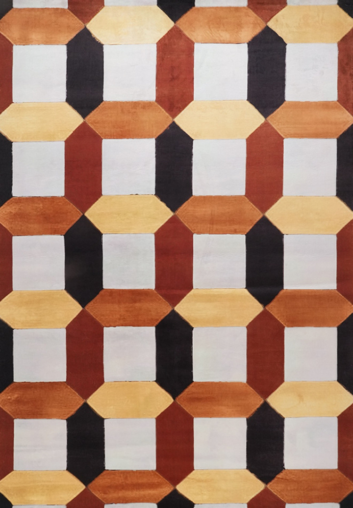 Teppich \'Oralia\' - Weiß/Mehrfarbig in der Gruppe Einrichtung / Teppiche bei Reforma (RG01-855)