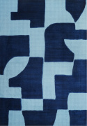 Teppich \'Velenna\' 200x280 cm - Blau