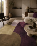 Teppich \'Ventaro\' 200x280cm - Rosa/Braun