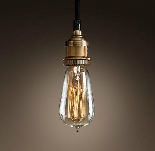 Vintage Lampe - Messing