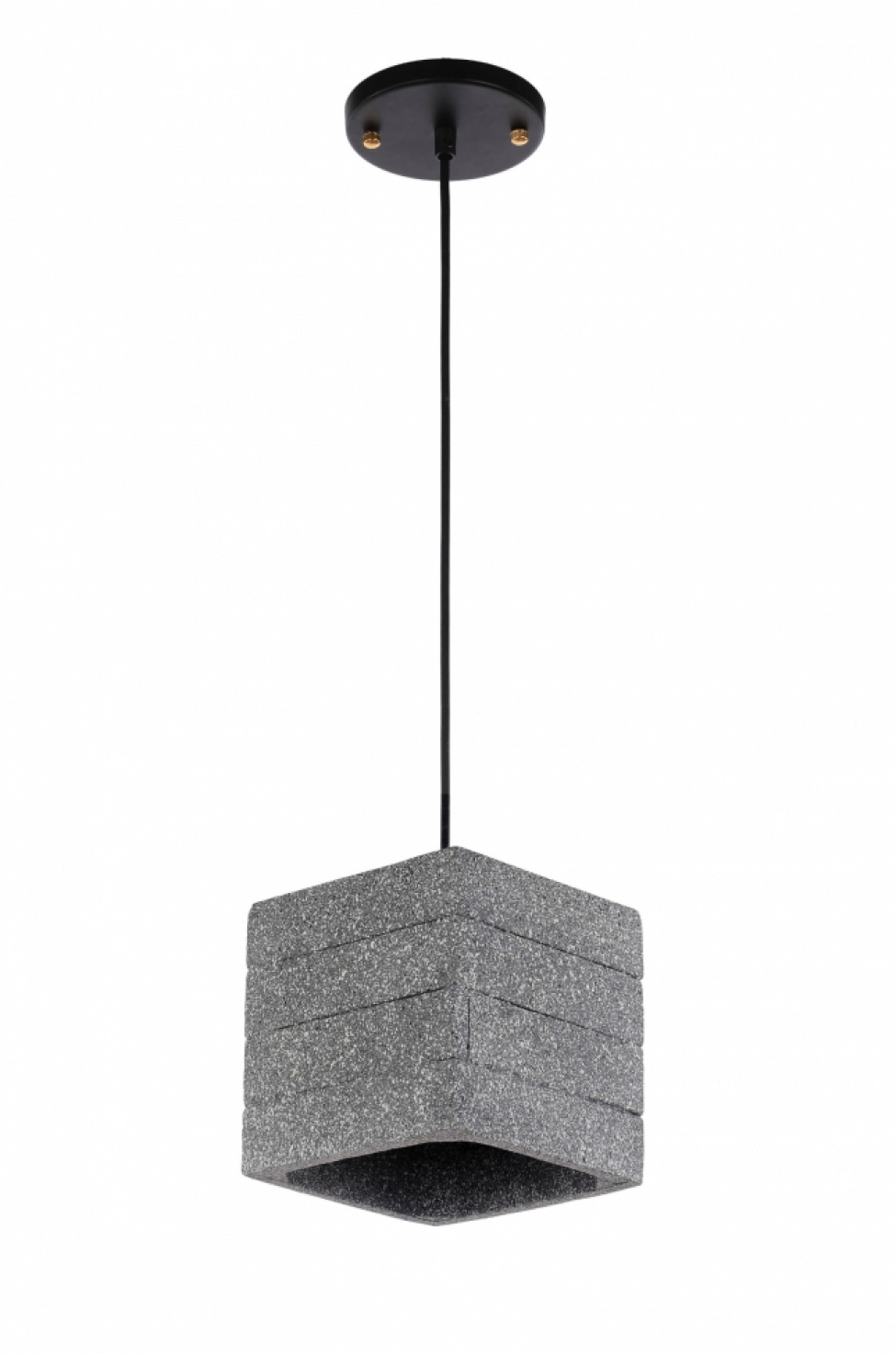 Deckenlampe \'Steinw?rfel\' - Zement