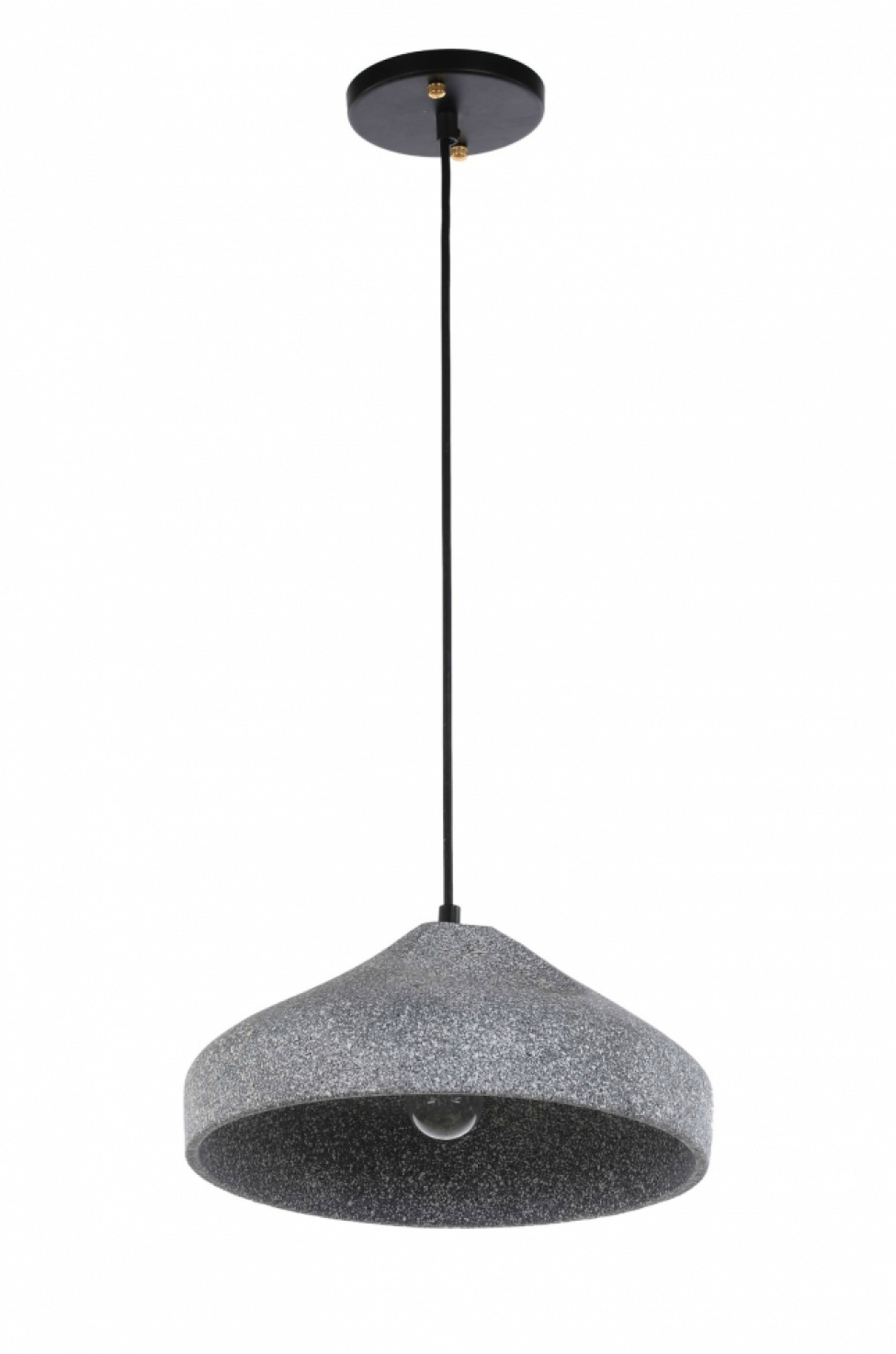 Deckenlampe \'Grafit-Kreis\' - Zement