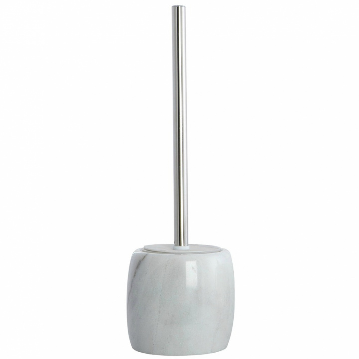 WC Börste Marmor - Weiß / Stahl in der Gruppe bei Reforma (RL0123)