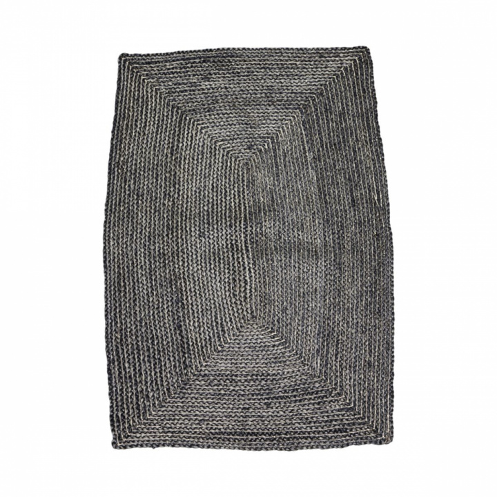 Teppich 'Hanf' - Schwarz / Grau - Hausarzt