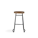 Hocker \'Em\' - Natur/Schwarz