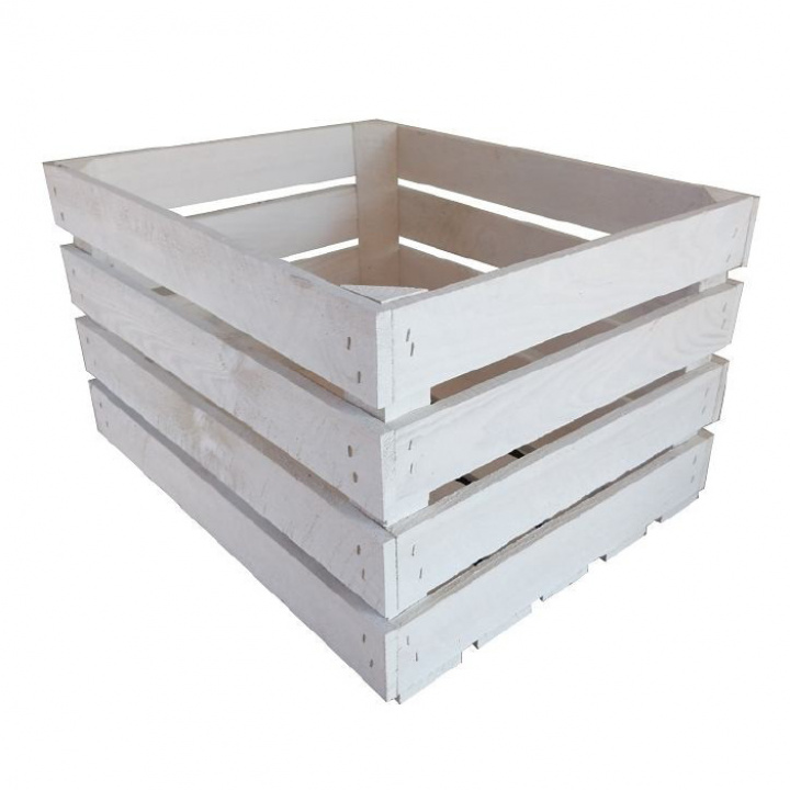 Holzkiste \'Collect\' - Weiß in der Gruppe Vintage / Lagerung Vintage / Boxen Vintage bei Reforma (S1-wooden-C)