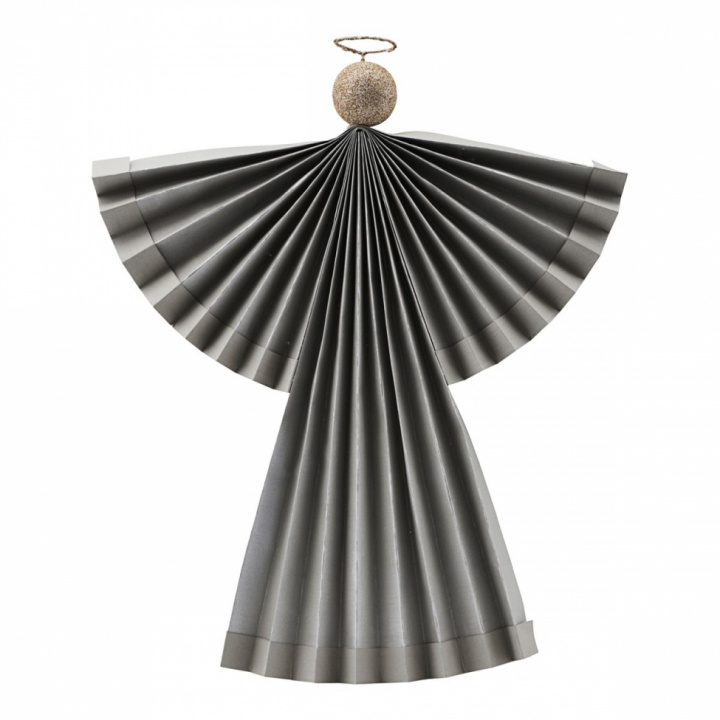 Weihnachtsverzierung 'Engel' - Grau (L) - Hausarzt