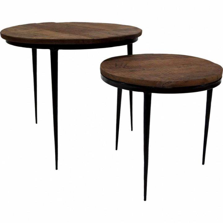 Café-Wörter \'Mailand\' 2er-Set - Braun in der Gruppe Möbel / Tische / Couchtisch bei Reforma (SG04023)