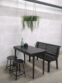 Bank mit Rippen Vintage - Svart