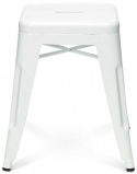 Hocker \'Montmartre\' 45cm - Weiß