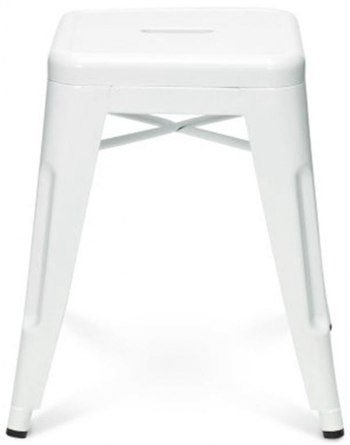 Hocker 'Montmartre' 45cm - Weiß